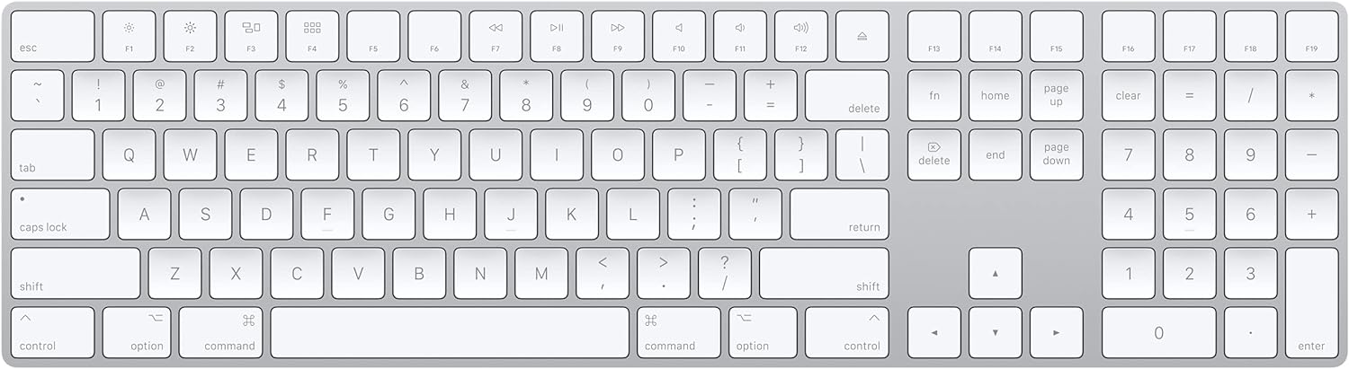 Experience the Magic: Apple Magic Keyboard with Numeric Keypad – Wireless, Rechargeable, and Versatile!