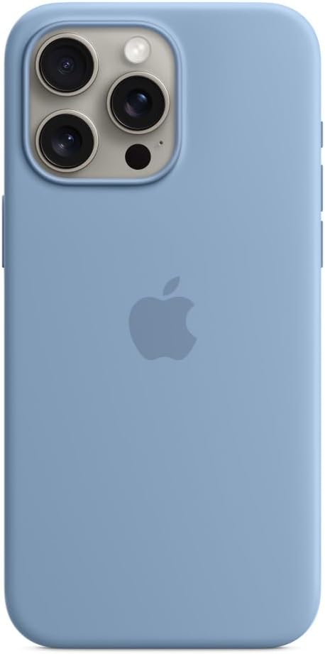Apple iPhone 15 Pro Max Silicone Case with MagSafe – Winter Blue: Detailed Review & Recommendations