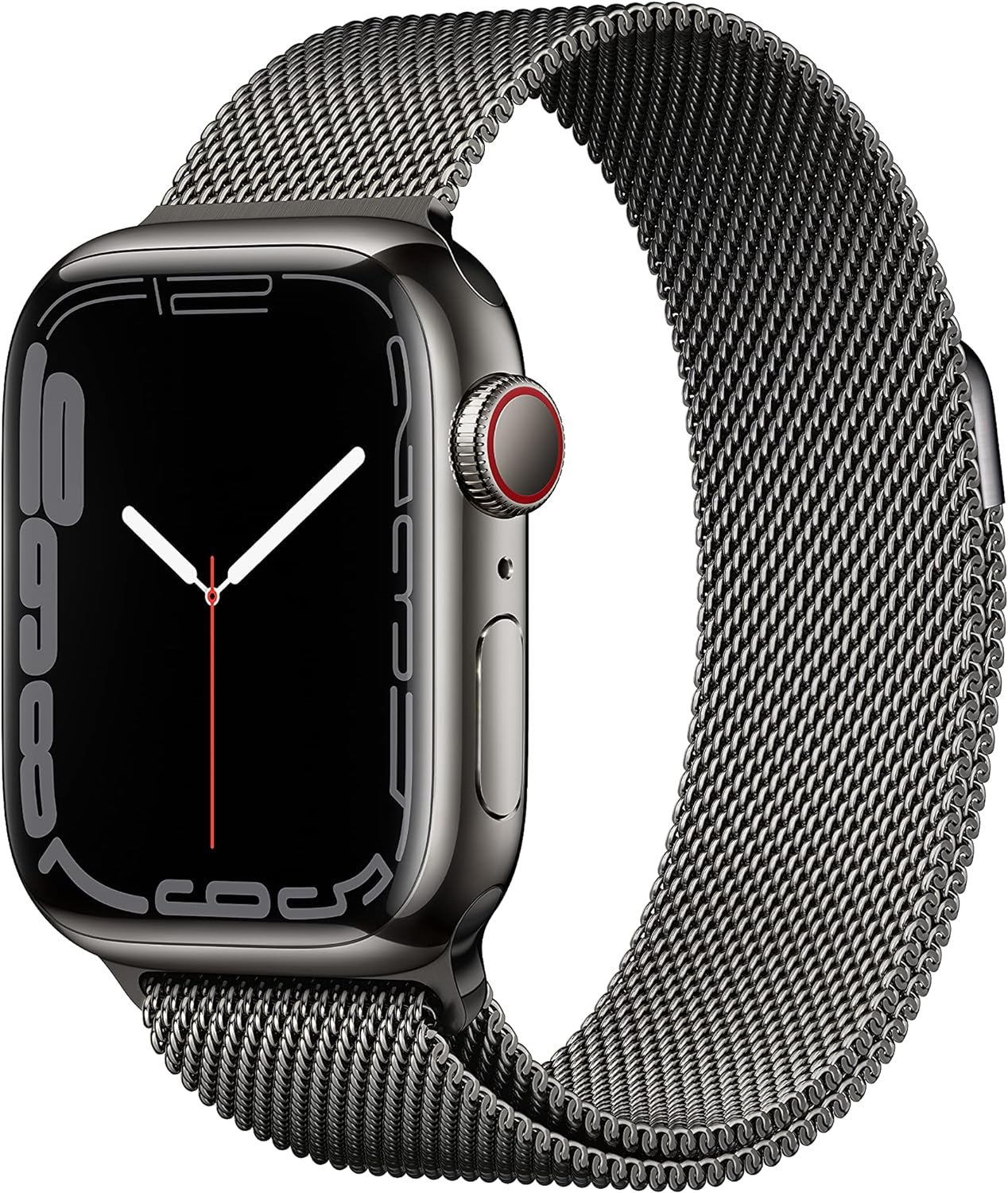 Apple Watch Series 7 [GPS + Cellular 41mm] Smart Watch w/Graphite Stainless Steel Case with Graphite Milanese Loop: Detailed Review & Recommendations
