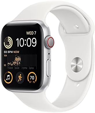 Apple Watch SE (2nd Gen) [GPS + Cellular 44mm] Smart Watch w/Silver Aluminum Case & White Sport Band – S/M: Detailed Review & Recommendations on Fitness & Sleep Tracker, Crash Detection, Heart Rate Monitor, and Water Resistant